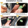 4 Pieces Car Luminous Wheel Tire Valve Led Decor
