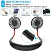 Portable Neck Fan With 3 Level Air Flow