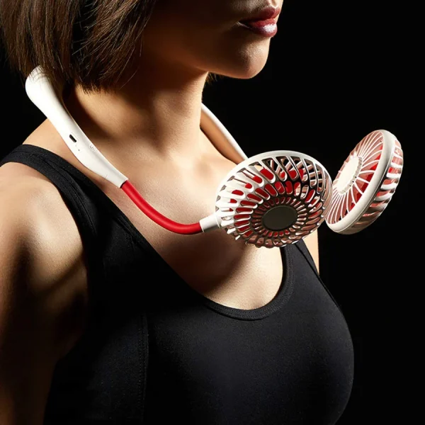 Portable Neck Fan With 3 Level Air Flow